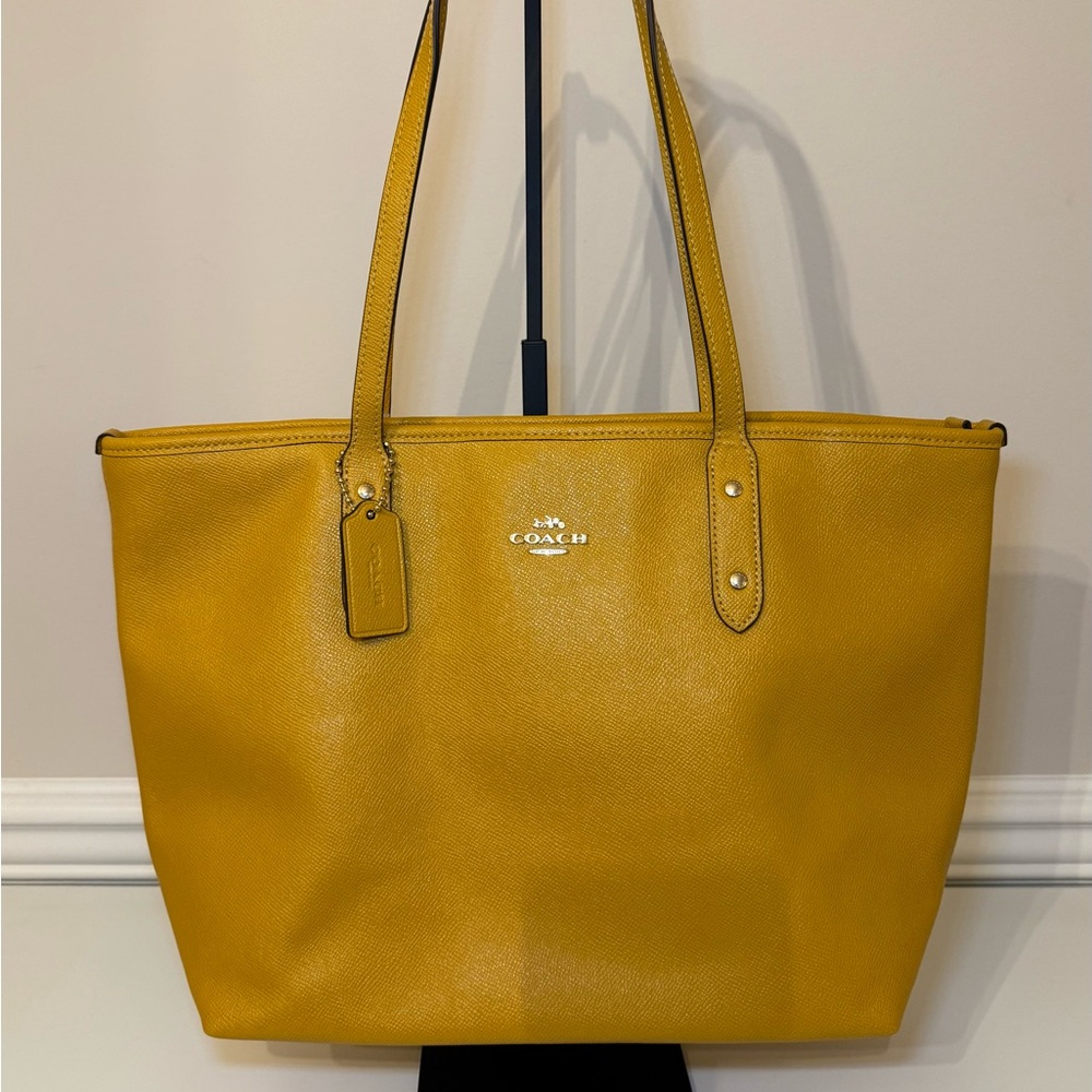 Coach Yellow Tote Bag